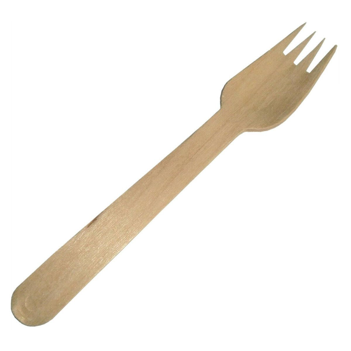 Einweggabeln aus Holz, 16 cm (Bio, Öko)