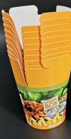 500 x Döner box aus Hartpapier