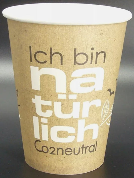 Coffee to go Becher aus Hartpapier (klimaneutral)