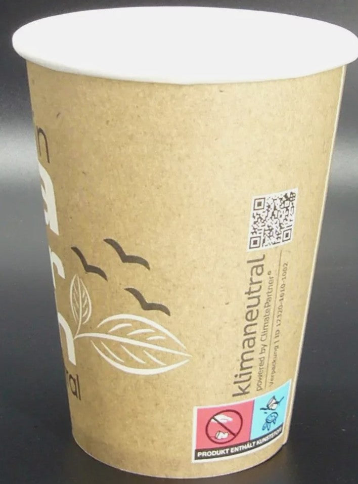 Coffee to go Becher aus Hartpapier (klimaneutral)